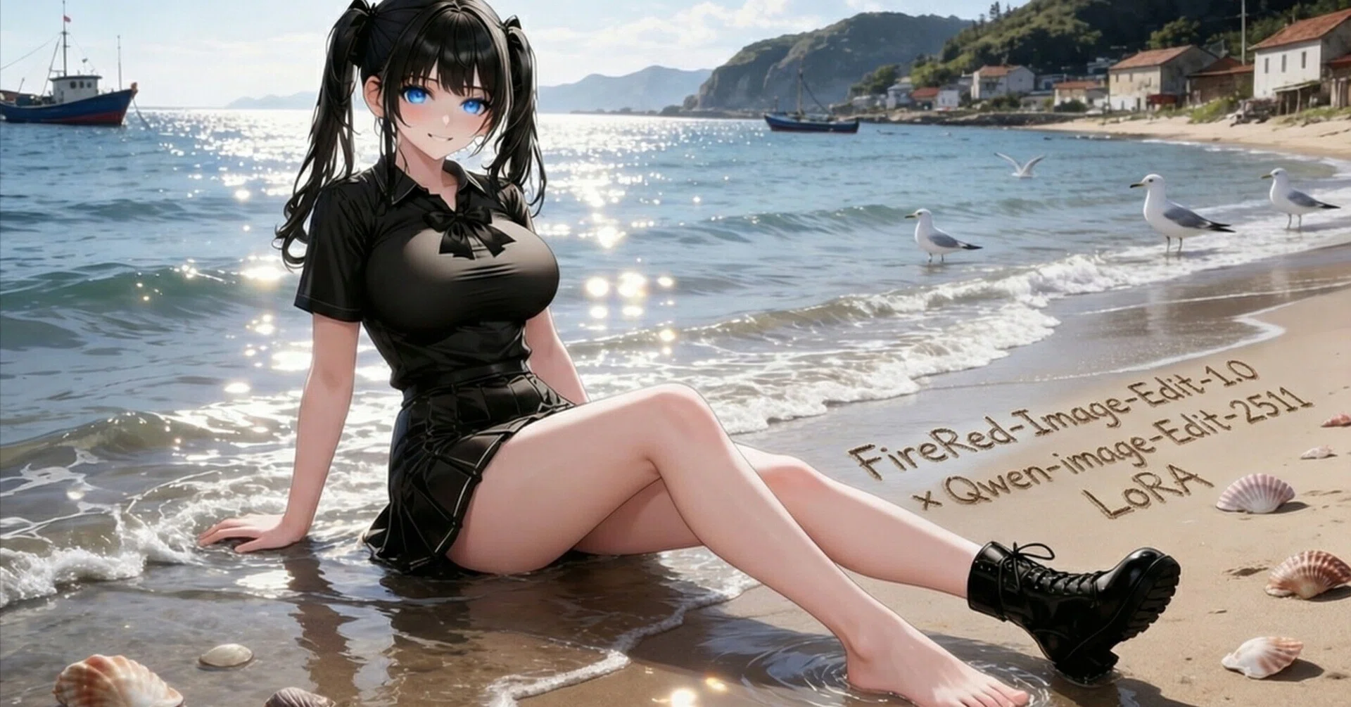 FireRed-Image-Edit-1.0でQwen-image-Edit-2511のLoRA利用｜混合順