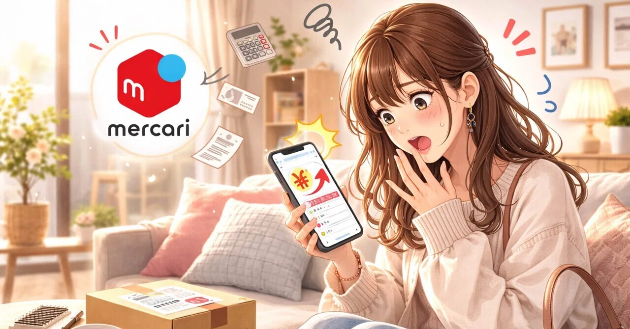 メルカリ失敗談】「発送方法変更」で、送料が3倍になった話。｜おいも