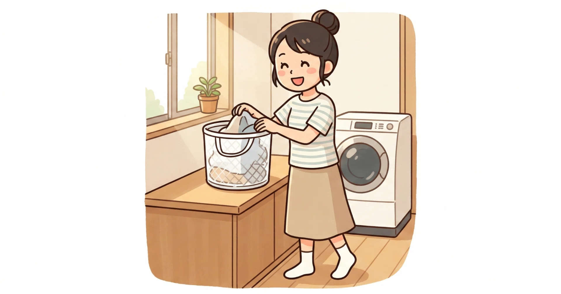 洗濯機の前で「あぁ、またか」と溜息をつくあなたへ。自立する洗濯 