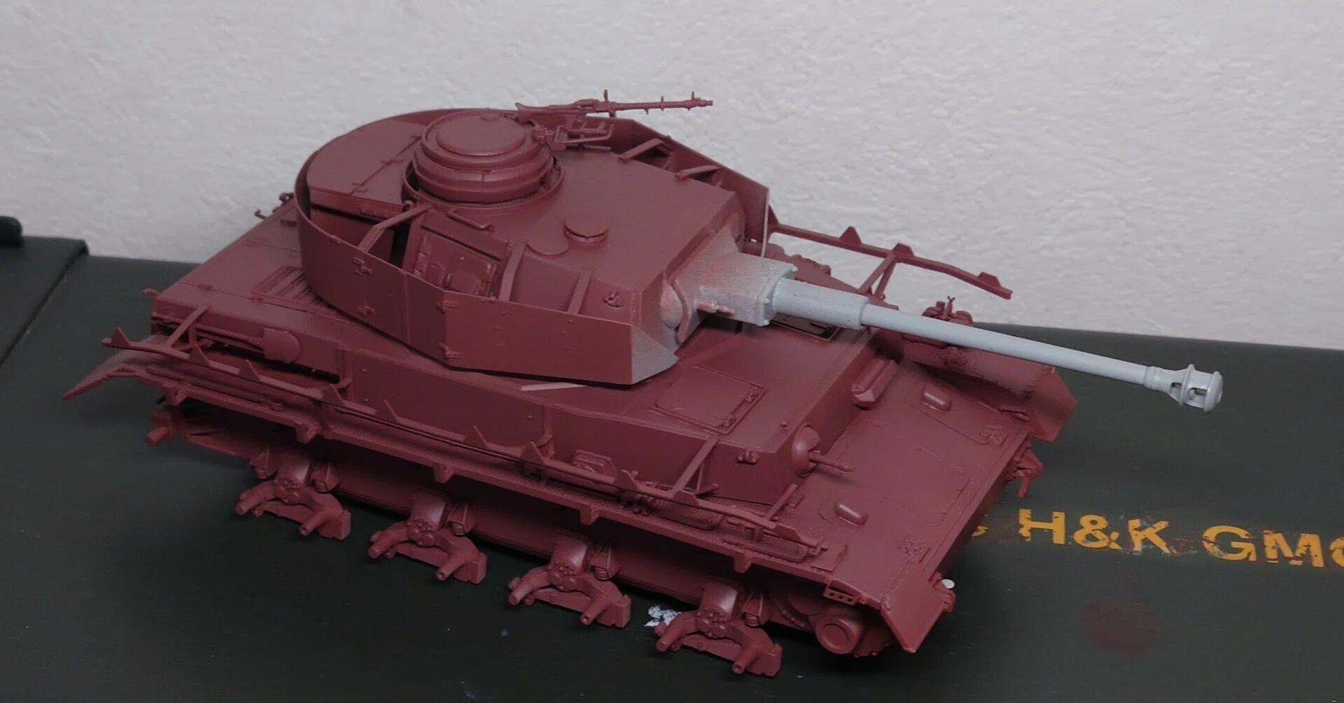 ドイツ IV号戦車 レッドプライマー風 架空塗装 ウェザリング完成品 サイバーホビー Ⅳ号戦車の塗装｜Tessar