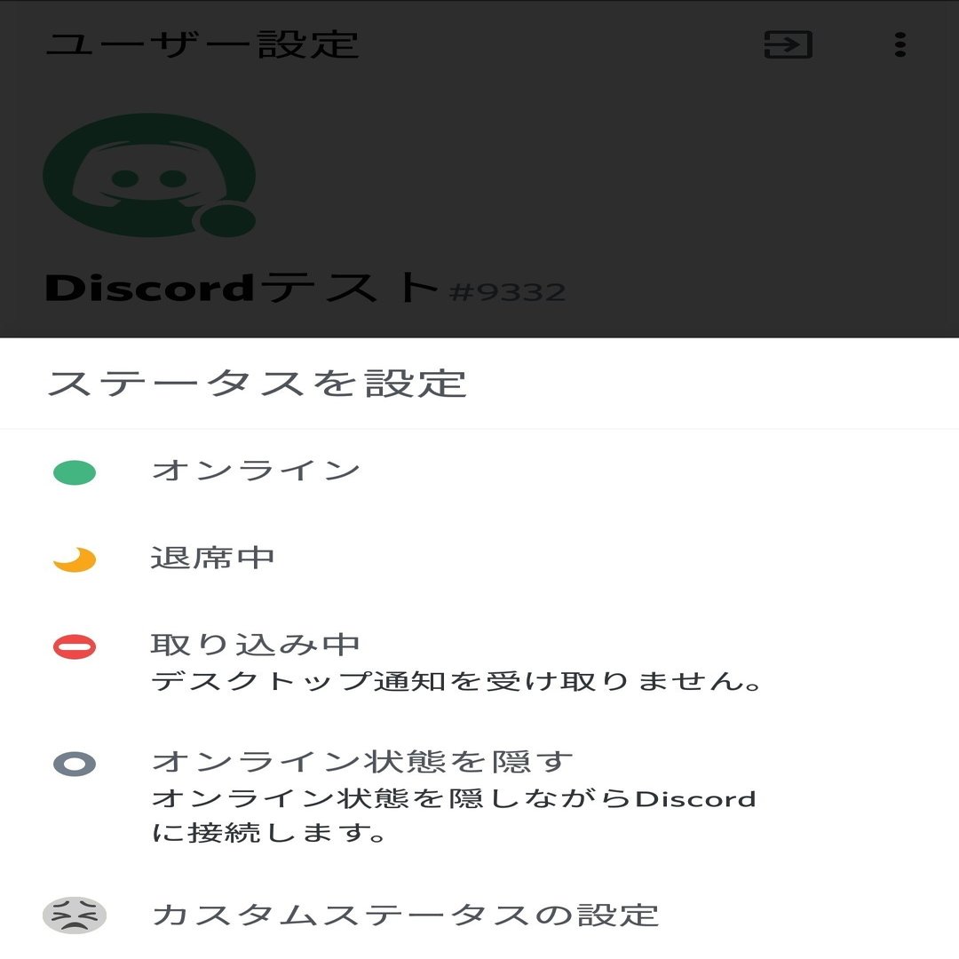 はじめてのdiscord 表示の設定編 Nhbp Note