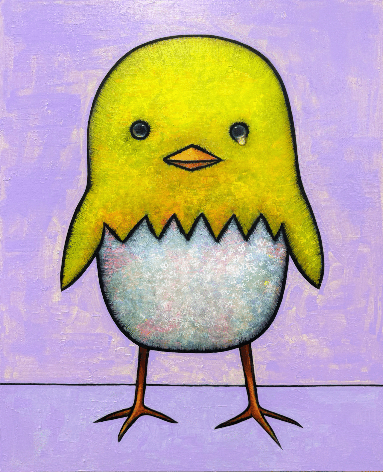 孵化しないものたちの涙――田島享央己「ヒヨコ絵画」小論｜美術評論家