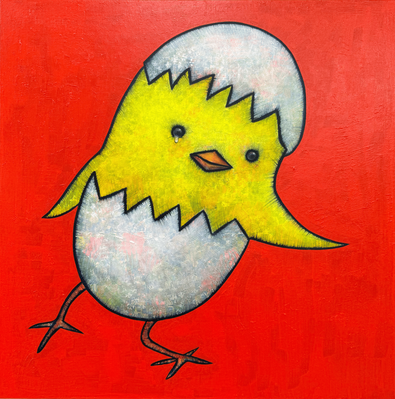 孵化しないものたちの涙――田島享央己「ヒヨコ絵画」小論｜美術評論家