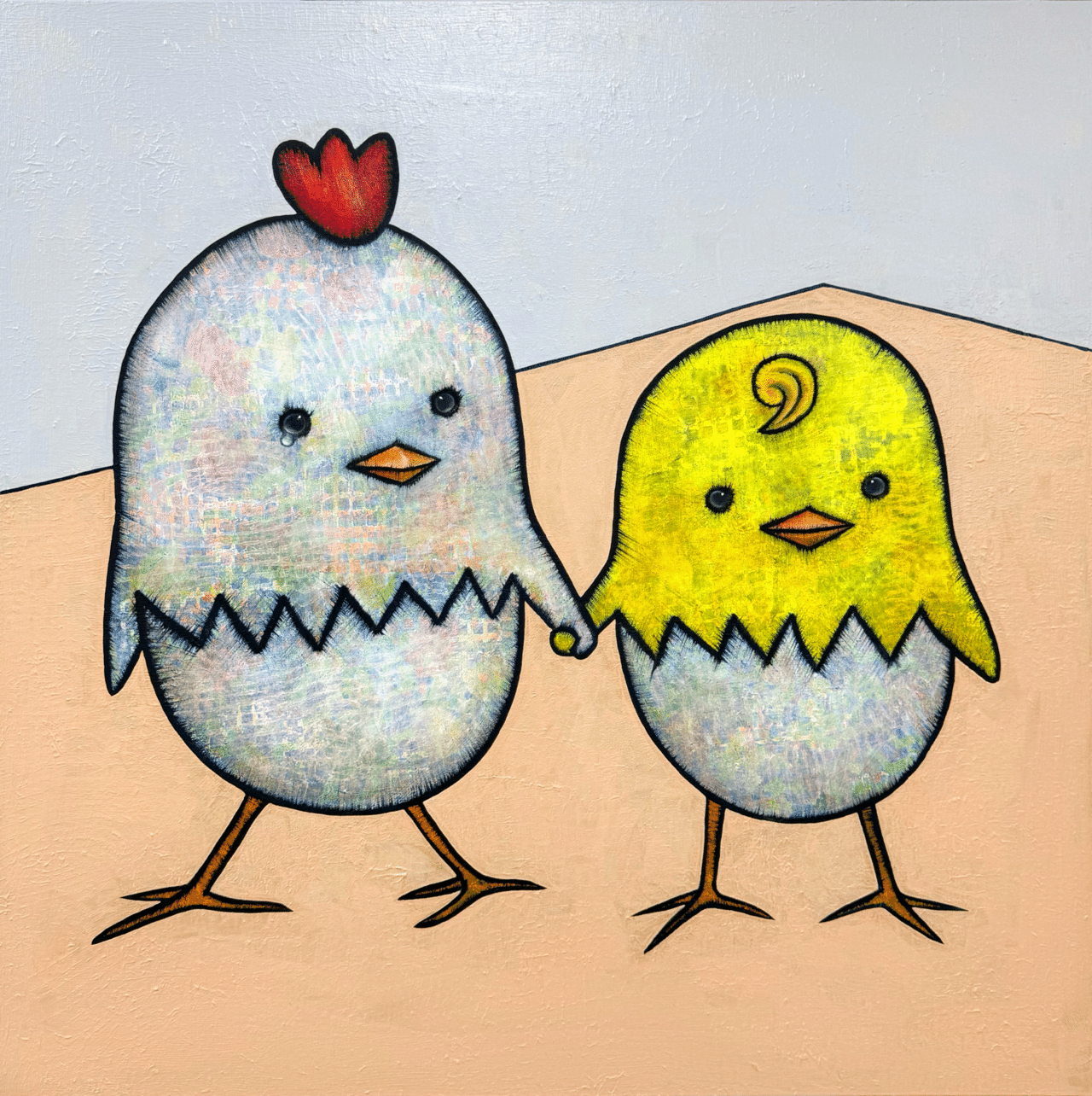 孵化しないものたちの涙――田島享央己「ヒヨコ絵画」小論｜美術評論家