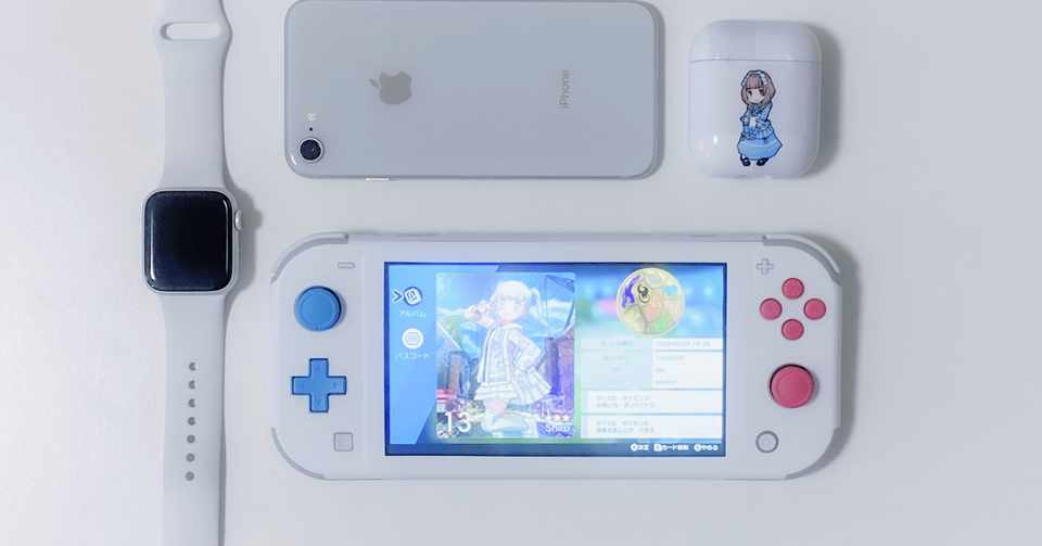 Decal Girl Nintendo Switch Lite本体色を白にしました スキンシール Jiro K Note