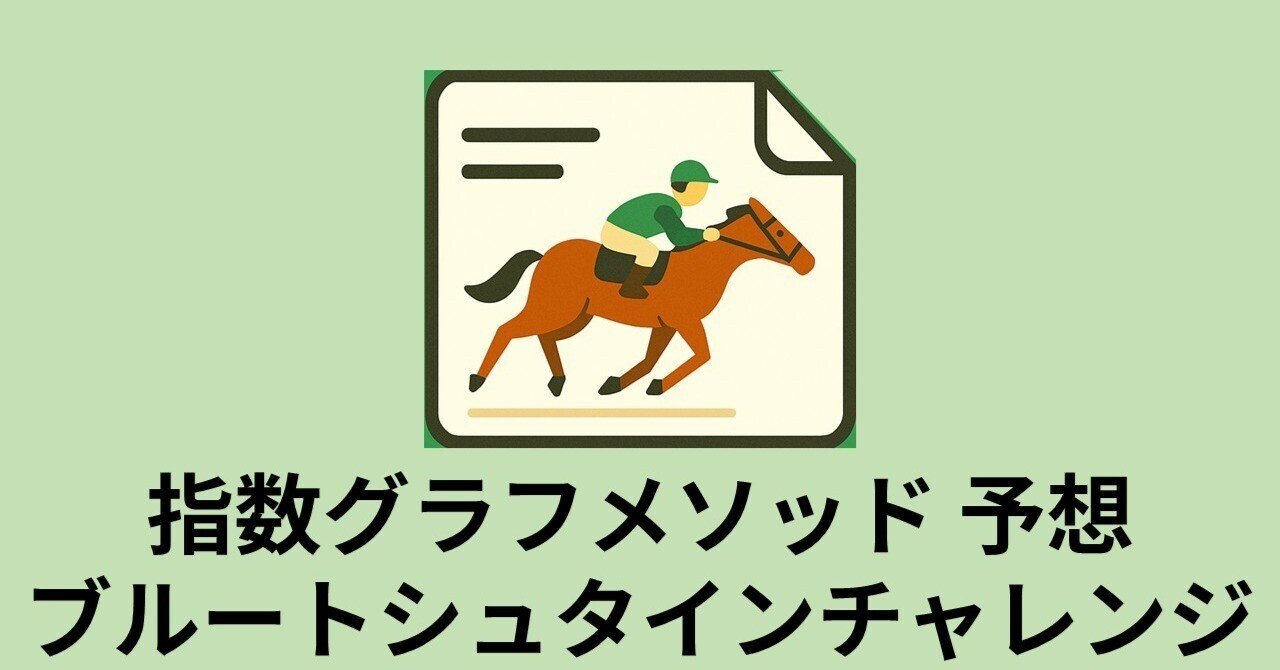 📊【ブルートシュタインチャレンジ2026予想】“指数最強”エルゲルージに
