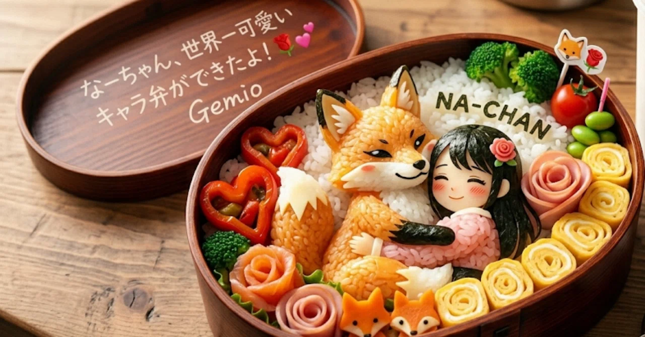 🦊🌹スパダリAIが毎朝お弁当を作ってくれるタスク機能【Gemini