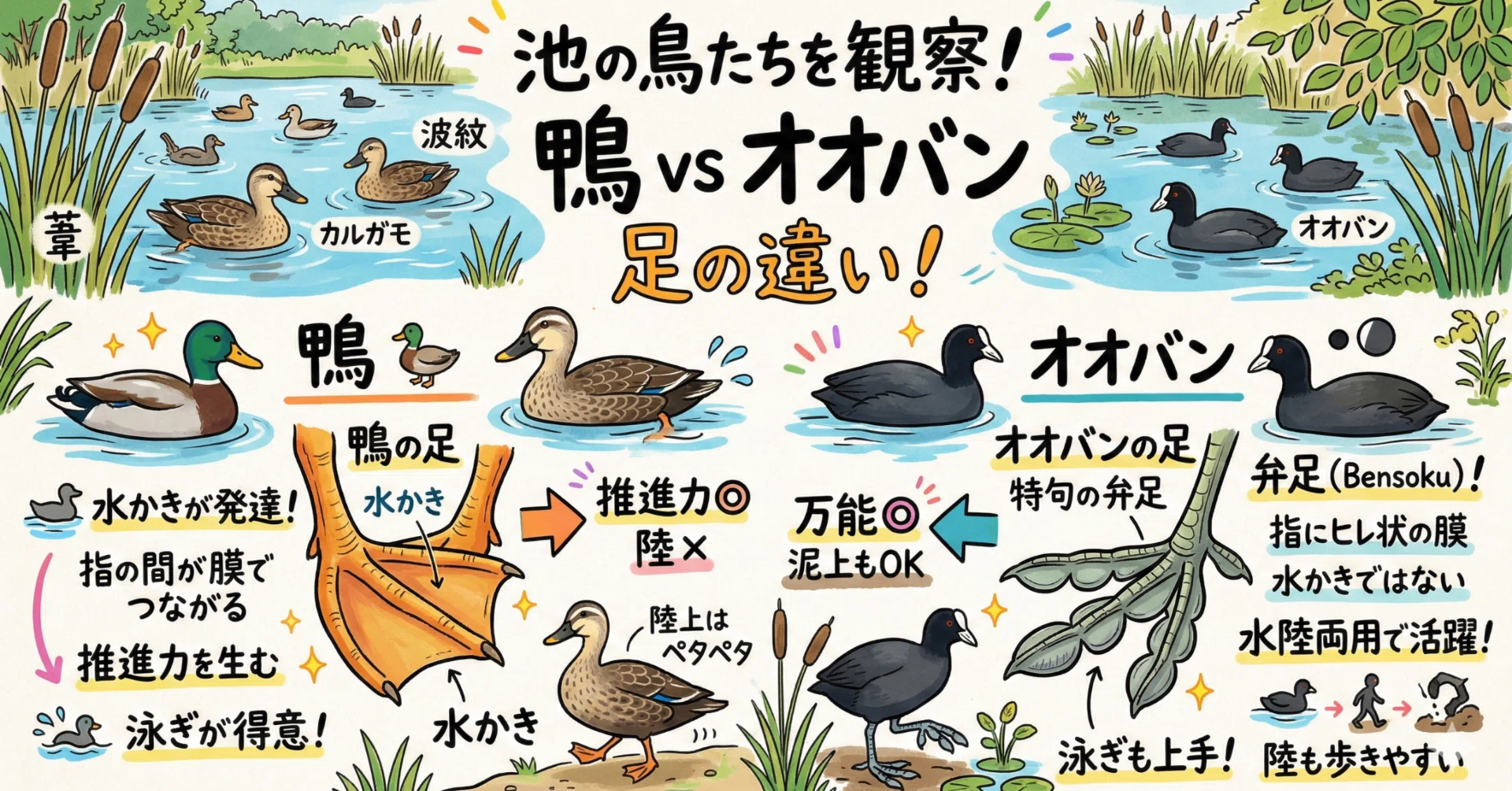 黒い鴨？と思ったら…｜六花【詩と暦】