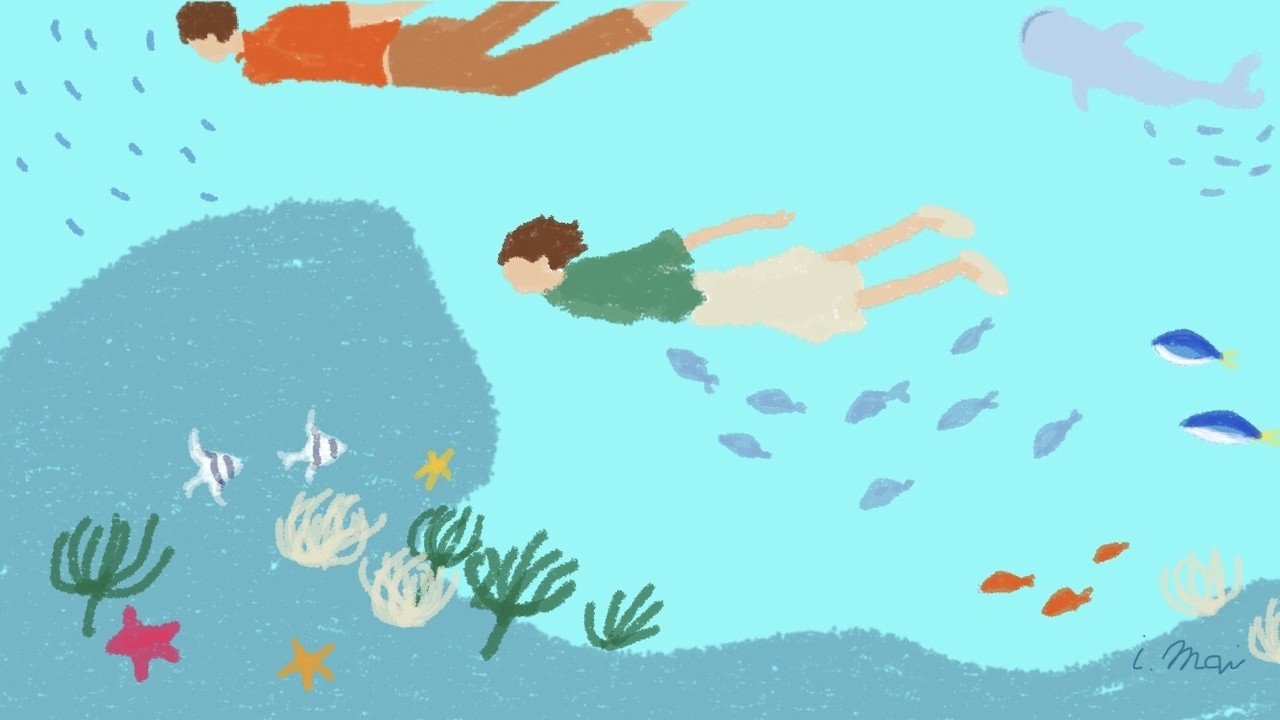水族館でキミと ーイラストメイキング 七海 Nanami Note 水族館でキミと ーイラストメイキング 七海 Nanami Note