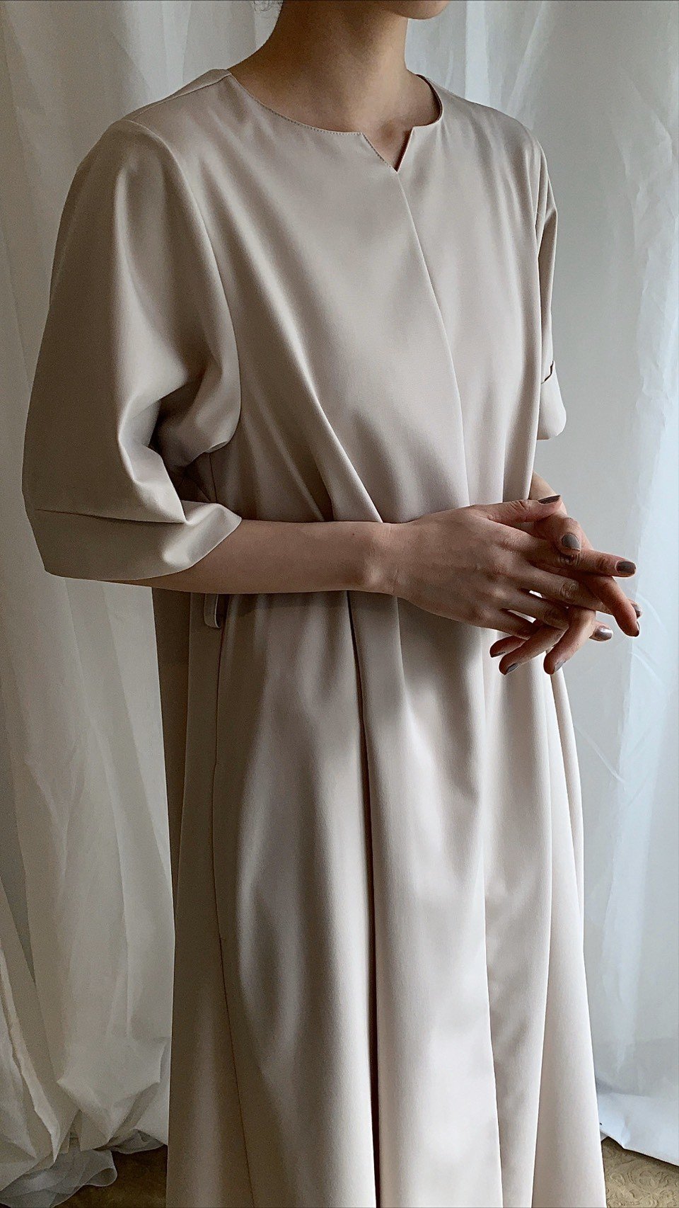 洗えてシワにならないワンピース、今年もはじめます🍉（暮らしに優しい  