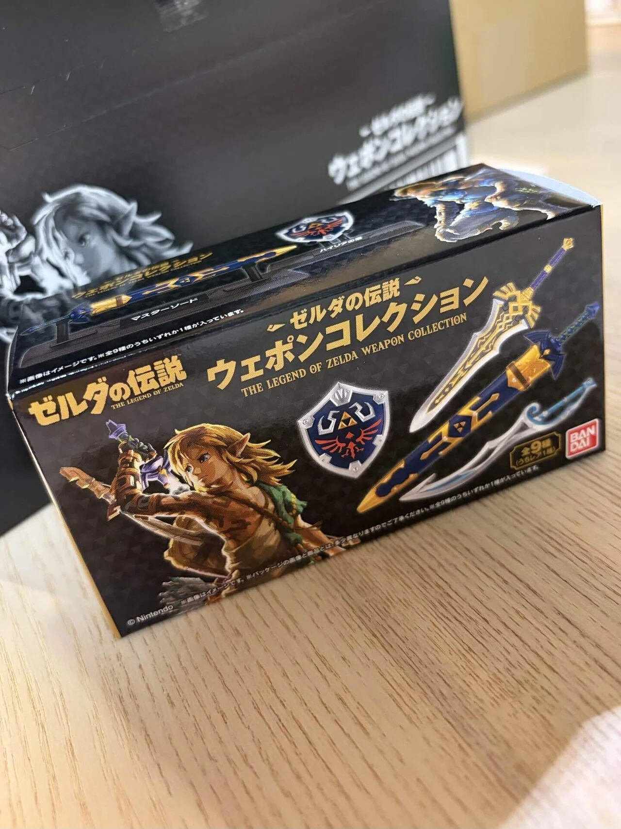 ゼルダの伝説 1BOX 未開封　ウェポンコレクション 新品未開封】ゼルダの伝説 ウェポンコレクション ボックス LEGEND OF