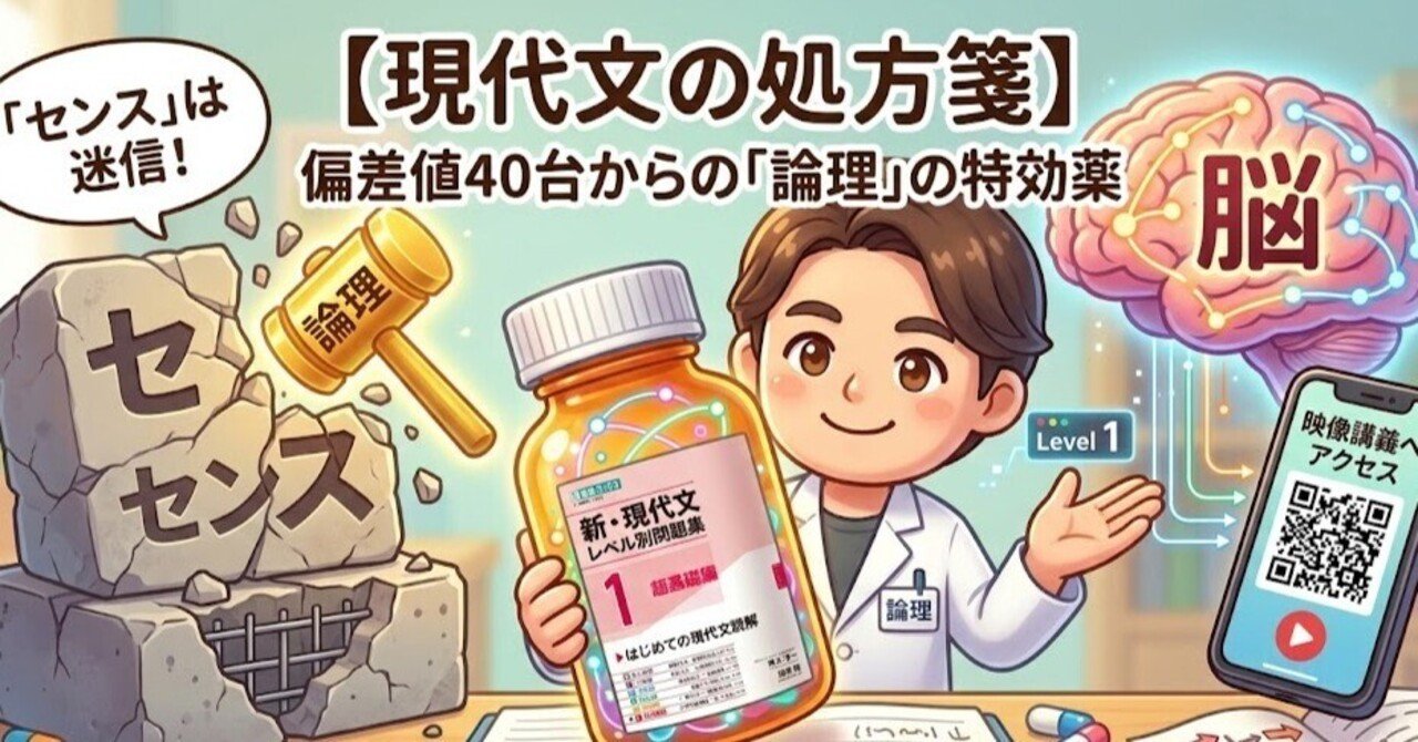 現代文の処方箋】【新・現代文レベル別問題集 1超基礎編】「センス