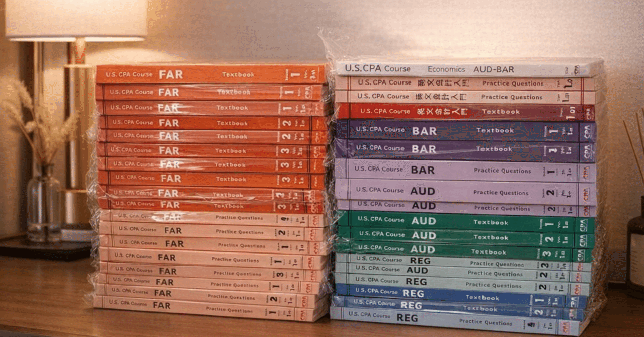 決意】USCPA教材が届いた日。想像より重かったのは“本”より覚悟だった