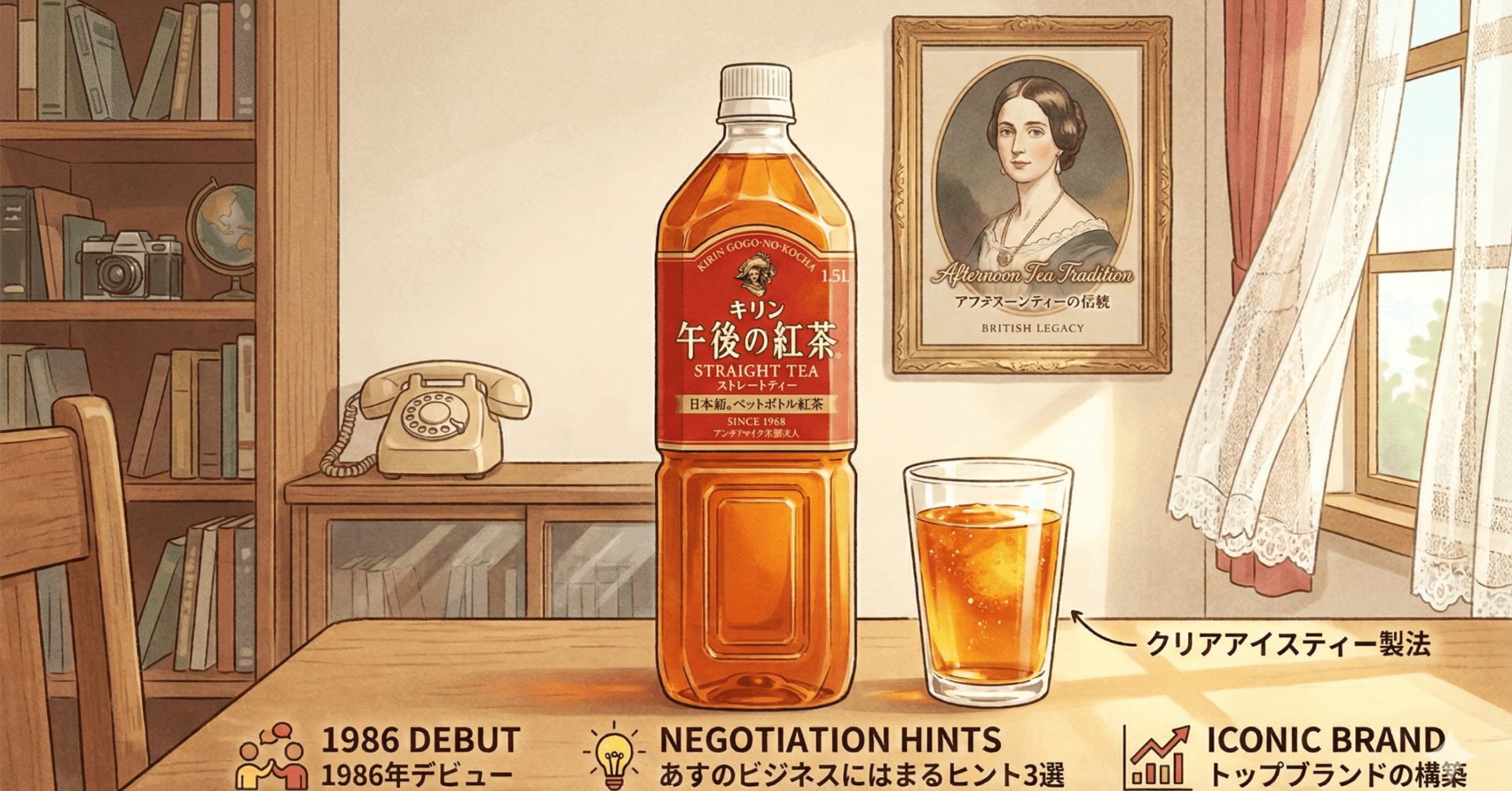 輝き続けて40年、キリン「午後の紅茶」の色褪せないブランド力｜足立