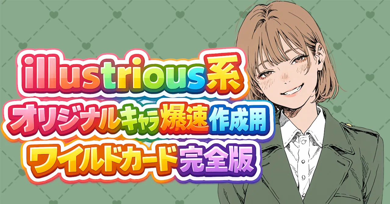 2026最新】illustrious系オリジナルキャラ爆速作成用ワイルドカード