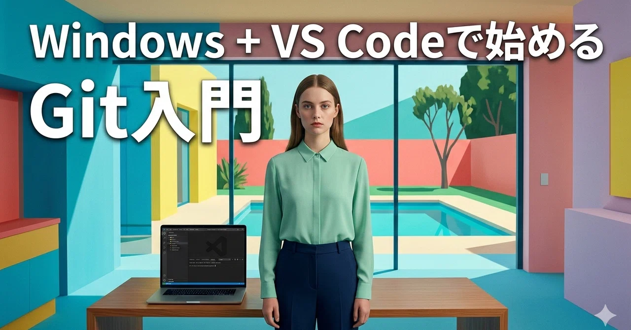 Windows + VS Codeで始めるGit入門｜GoodOmenLife