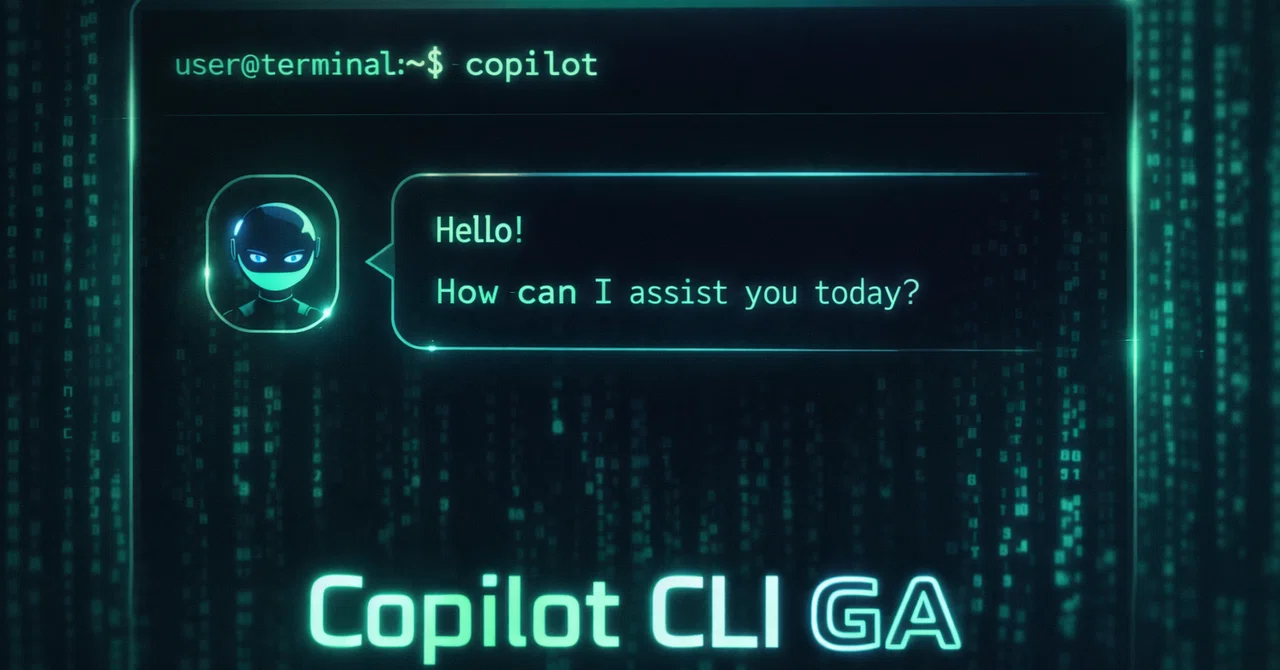 [Breaking News] GitHub Copilot CLI is now GA. The terminal has shifted ...