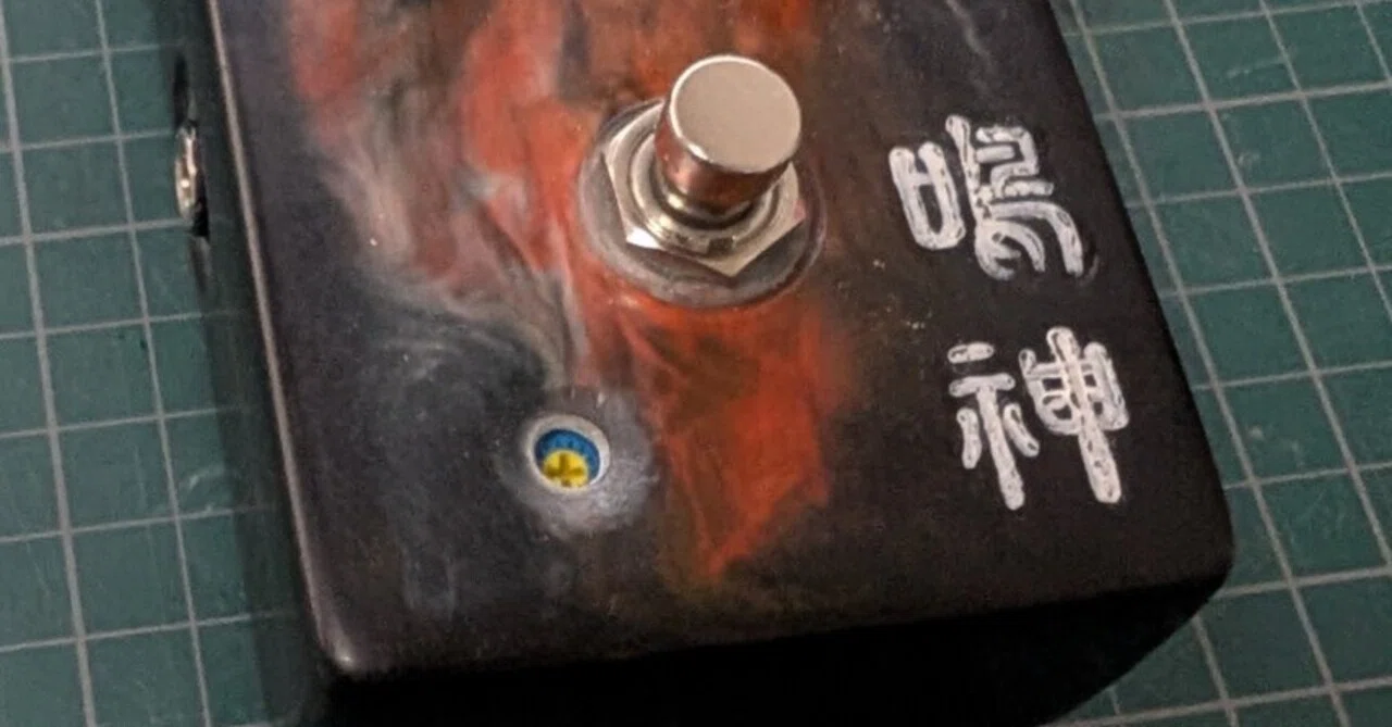 自作エフェクター】壊れたファズに雷神様をお招きしたかったという話
