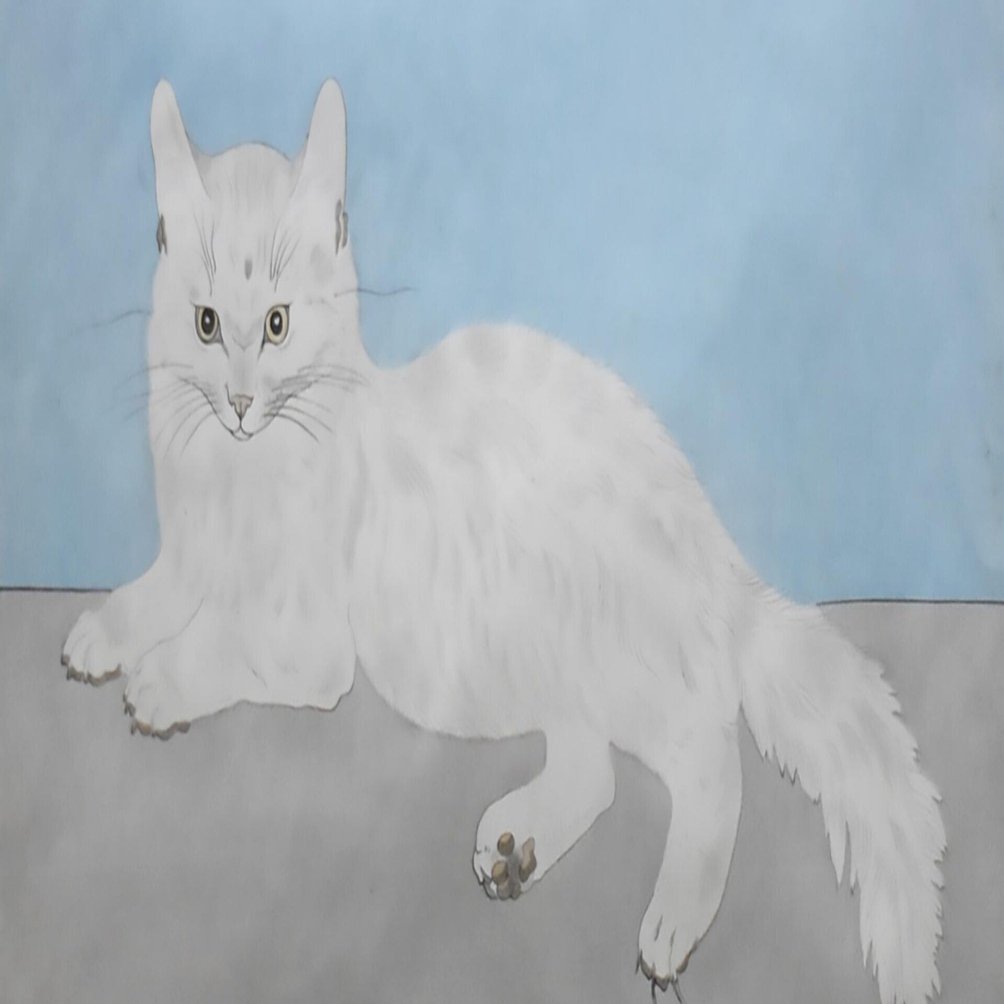 マイギャラリー02：藤田嗣治《白い猫》｜明瀬一裕（Akase Kazuhiro）