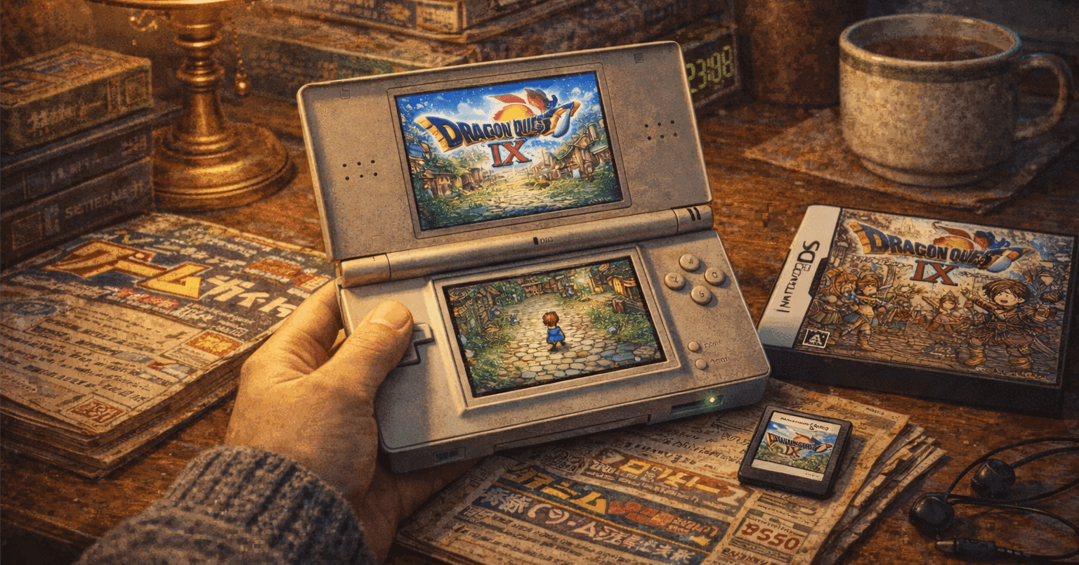 久しぶりにDSを起動したら、画面が思ったより小さかった｜雨読 静