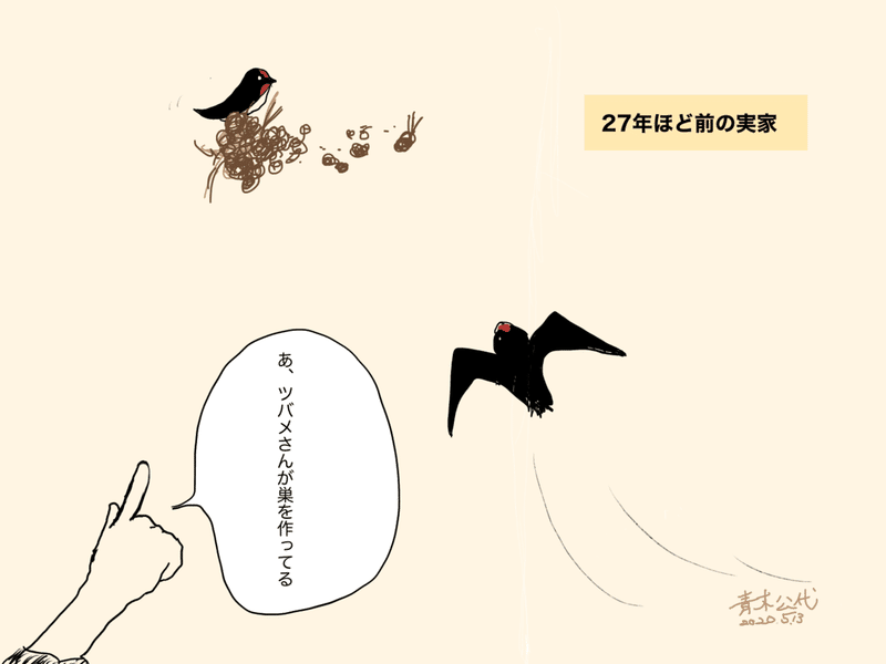 ツバメが幸せを運ぶってほんと 我が家の場合 青木 公代 Note