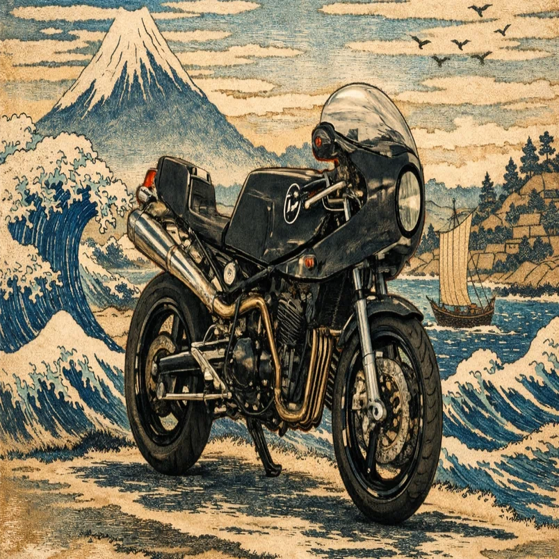 Motorcycle Makes a Man⑦ ジレラ・サトゥルノ｜BEACON｜ デザイン