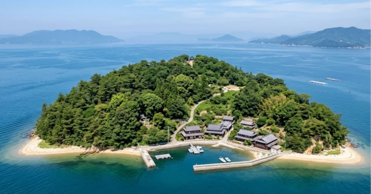 Hiroshima Itsukishima] Single-digit population, zero vending
