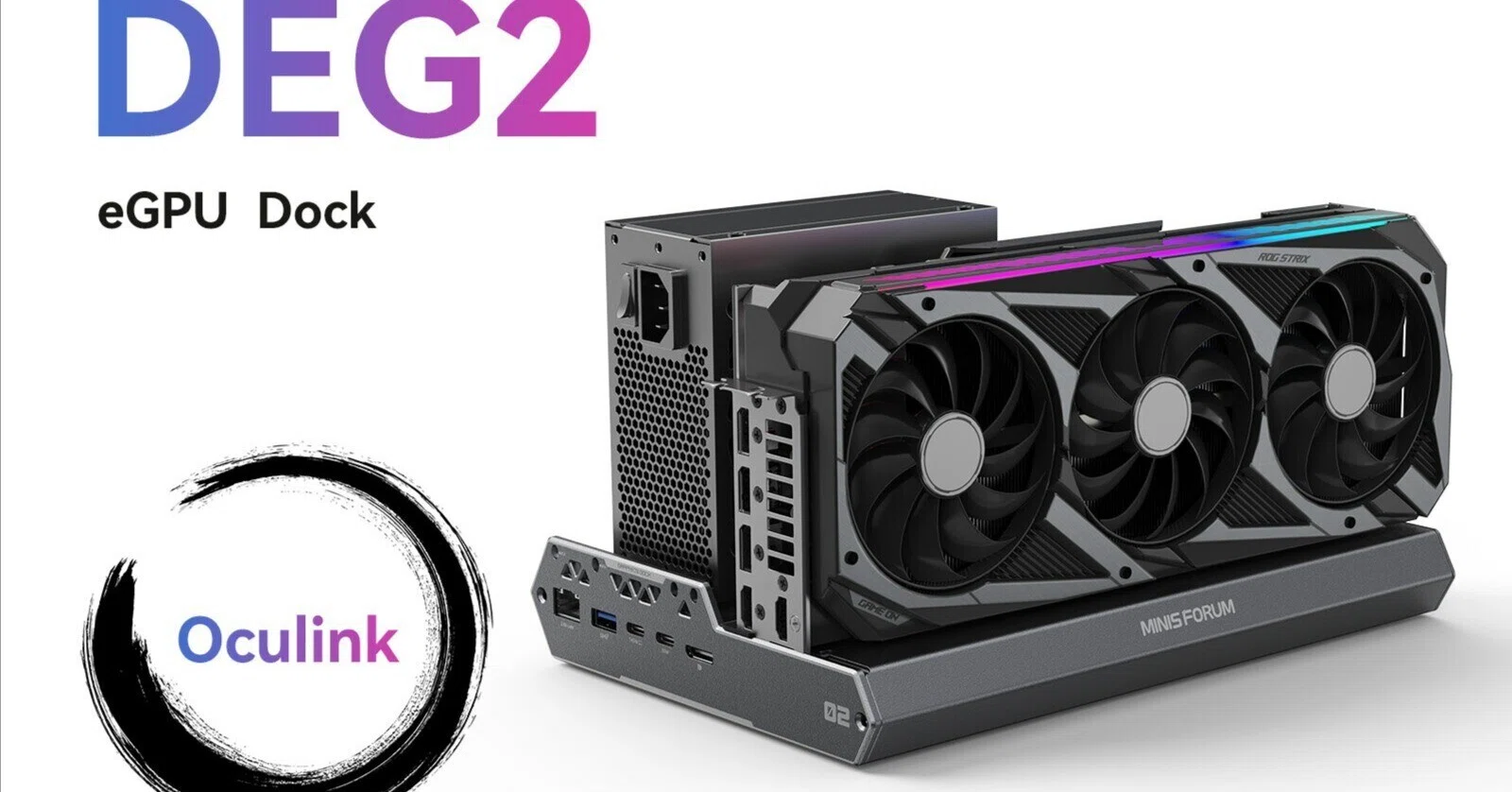 本日見つけた掘り出し物】【MINISFORUM DEG2 eGPU】OCuLink/USB4切替で