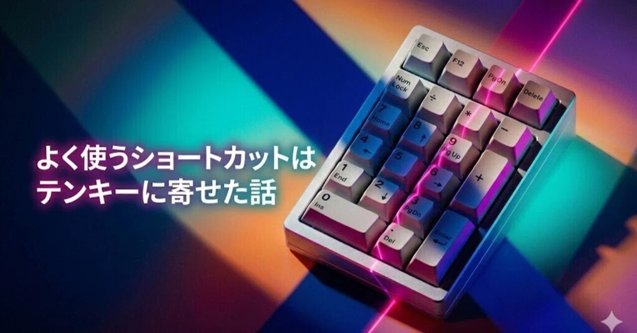 Moving Frequently Used Shortcuts to the Numeric Keypad｜Taroken