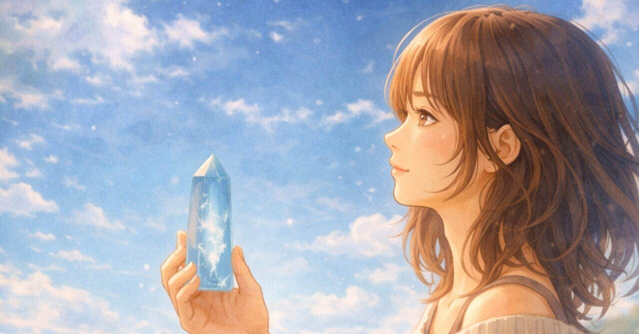 空を閉じ込めたアクアマリン｜Asumi⌇正社員ママ×天然石SHOPオーナー