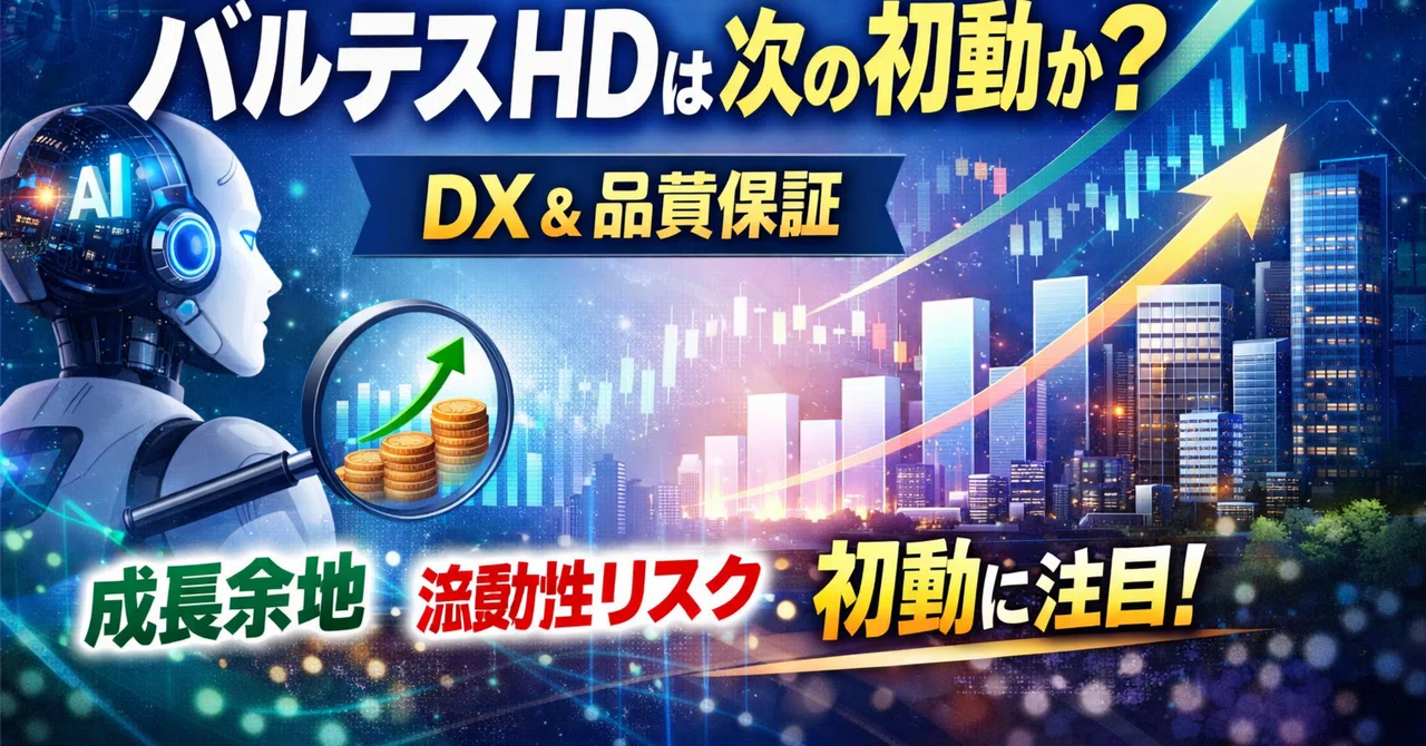 [Small-cap with a market capitalization of 9.5 billion yen] Is Valtes ...