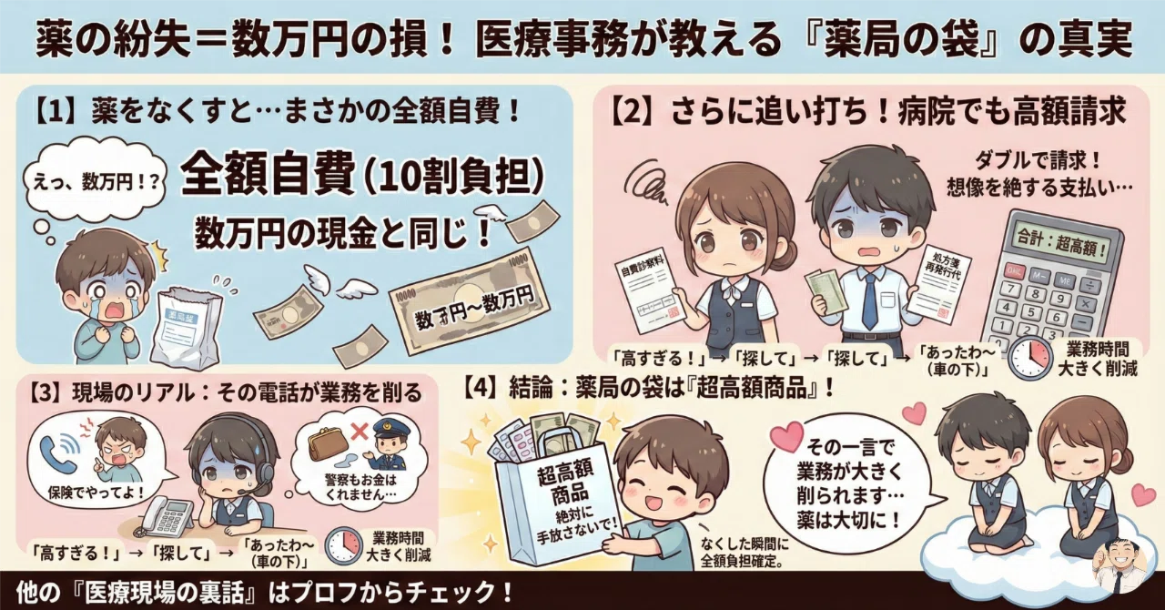 薬なくしたからまた出して」に限界医療事務が伝えたい、目玉が飛び出る 
