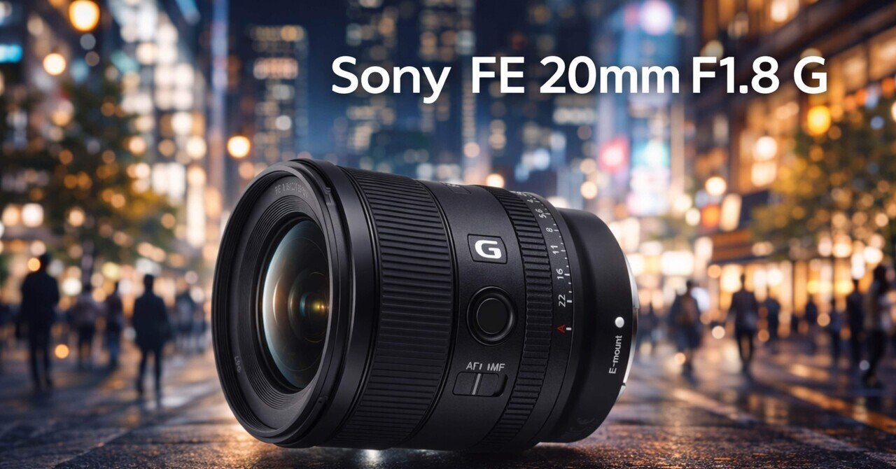 20mm単焦点が“難しい”と思ってる人ほど、FE 20mm F1.8 Gは刺さる｜ma_ko