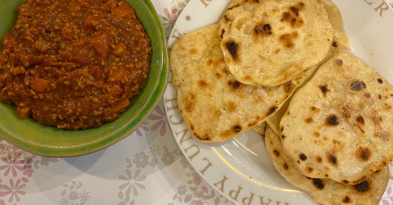 子供と作るチャパティとキーマカレー ずぼらパパ Note