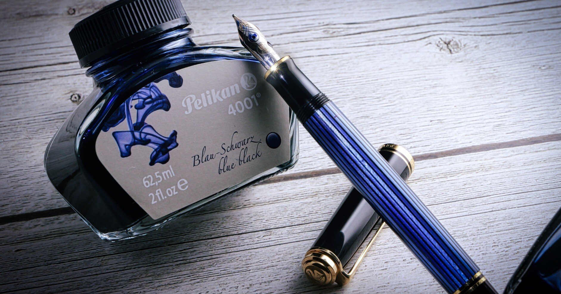 揺れ動く心を留めるインク：Pelikan 4001 Blue-Black｜Hideo Takehara