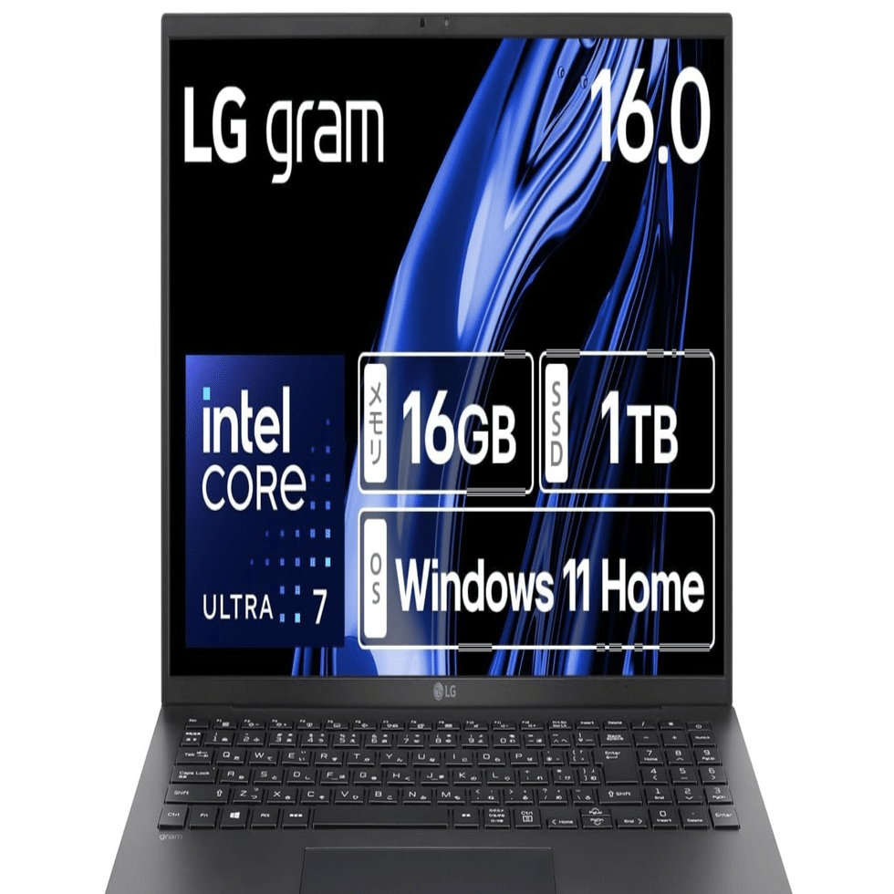 LG gram 16ZB90R-MA78J　稼働品 公式】LG gram モバイルPC（ノートパソコン） - 16ZB90R-MA78J | LG Japan