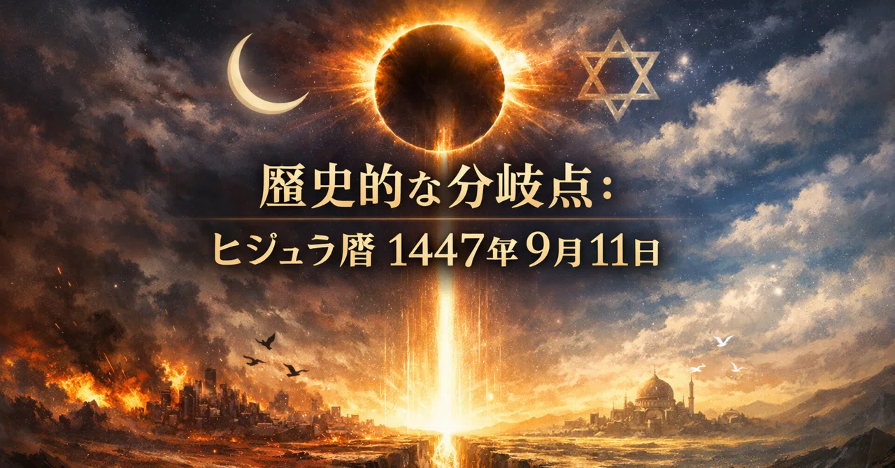 歴史的な分岐点2.28：ヒジュラ暦 1447年9月11日｜AkiCōde（アキコード）