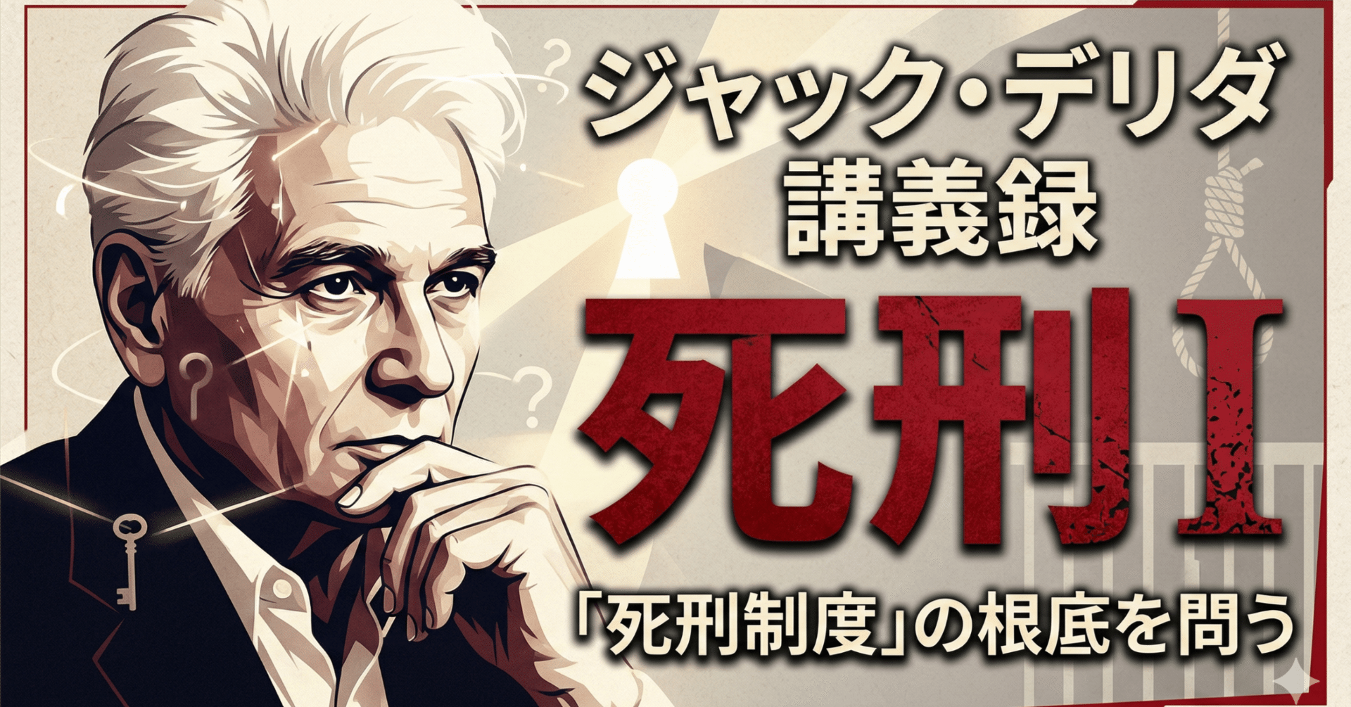 ジャック・デリダ『講義録 死刑Ⅰ』｜Sakiya ARAKAWA