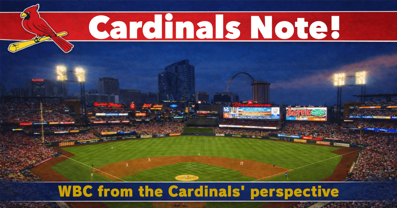 STL】WBCに出場するカージナルス選手を紹介するプロパガンダ｜ノーラン