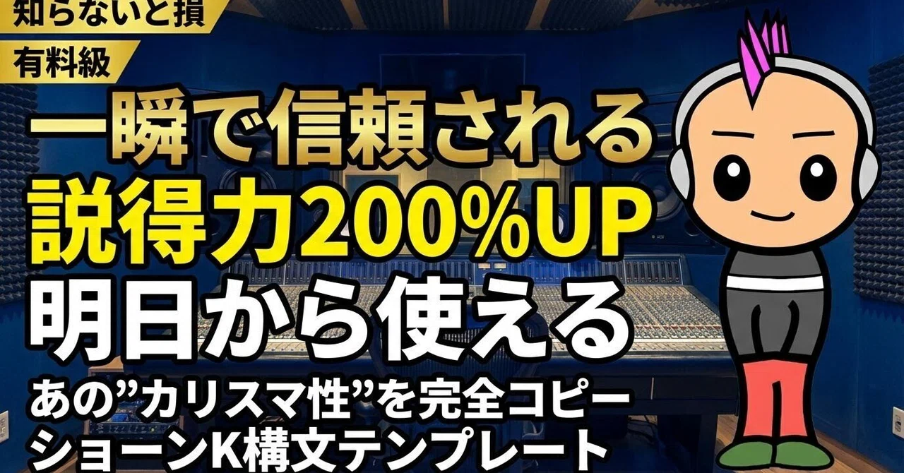 ショーンKがカッコいい理由。信頼を勝ち取る「低音・間・リズム」の心理学|DJリッキー