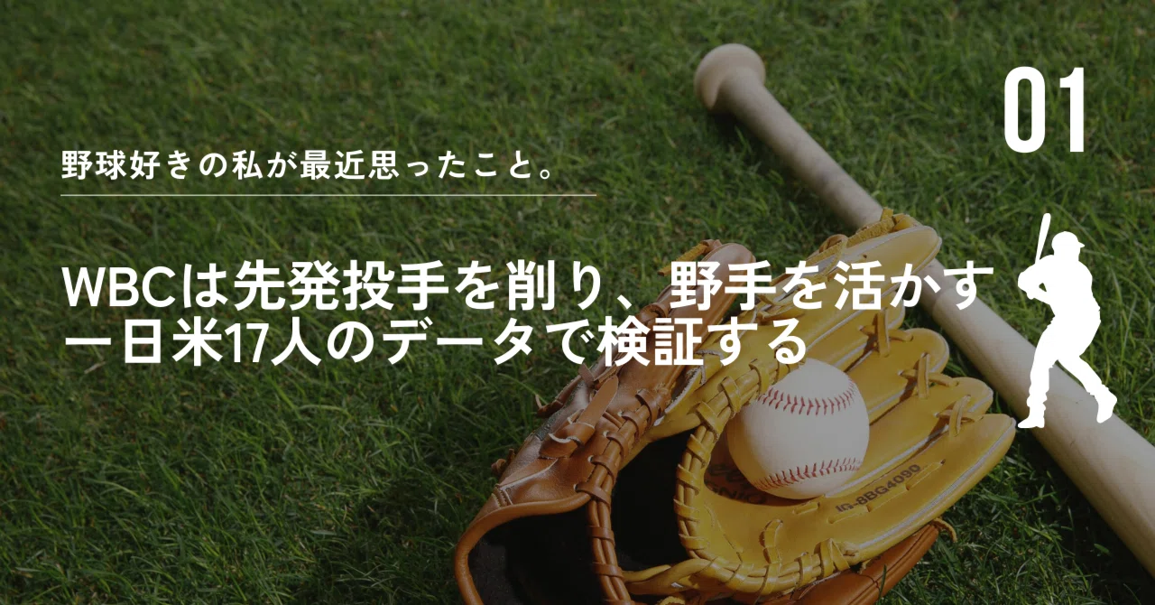 The WBC Reduces Starting Pitcher Workloads While Benefiting