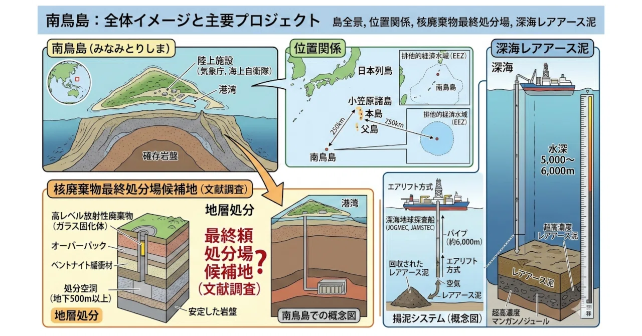 南鳥島（みなみとりしま）」、日本の未来を握る最東端の要衝｜新道 由生
