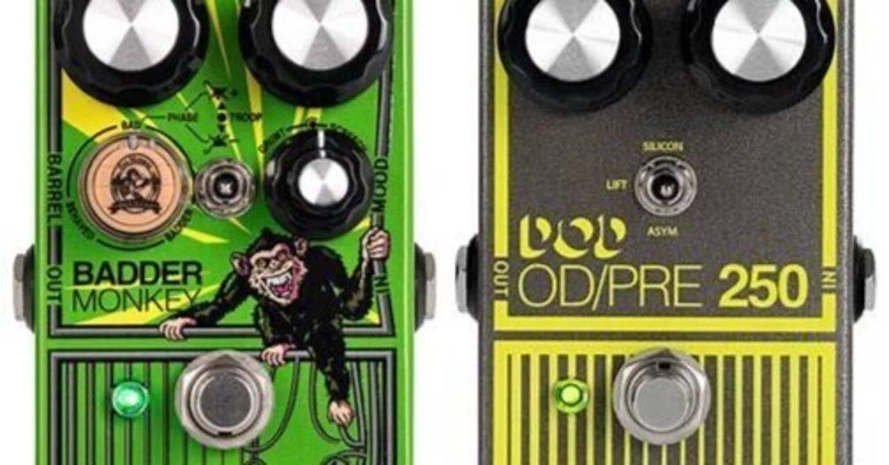 DODから新作2モデル登場｜Badder Monkey & Overdrive Preamp 250-X