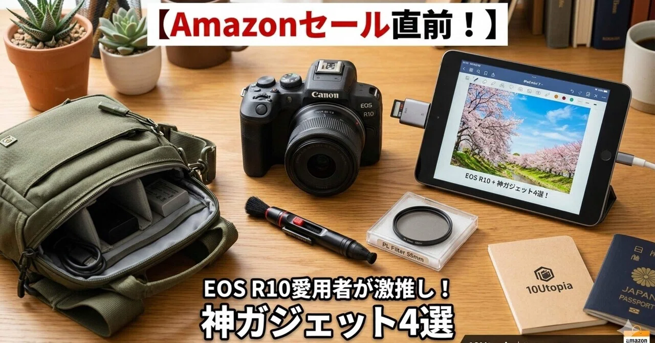 Amazonセール】EOS R10愛用者の理系大学生が激推しする、カメラライフ