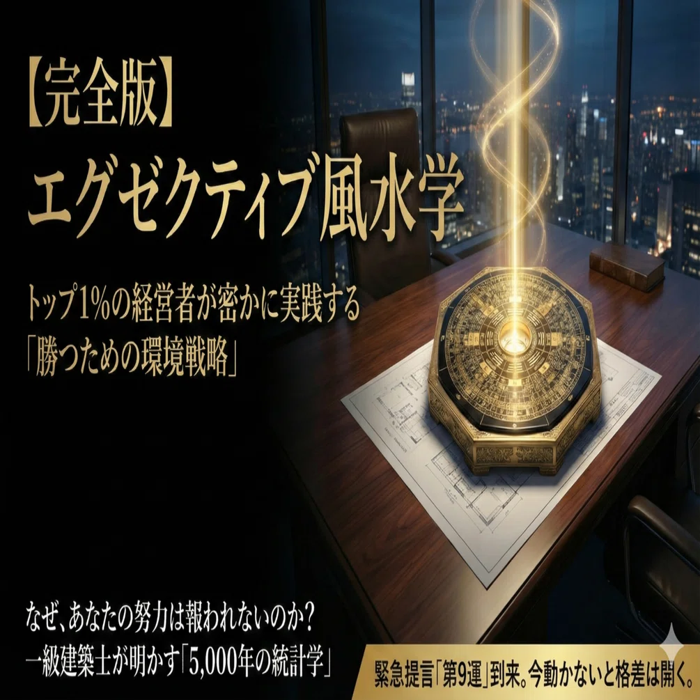 完全版】エグゼクティブ風水学：トップ1%の経営者が密かに実践する