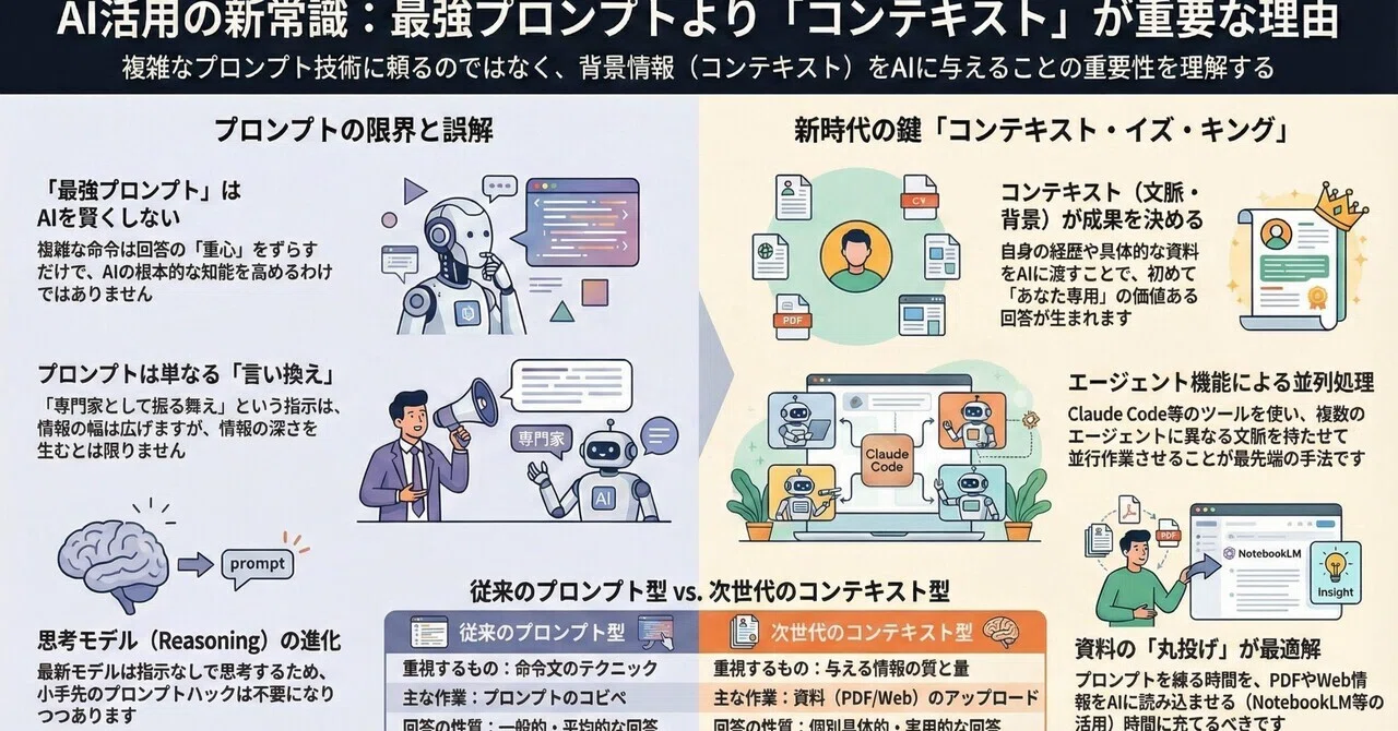 よく聞く「最強プロンプト」は本当に強い？プロのAI使い方を教えるAI