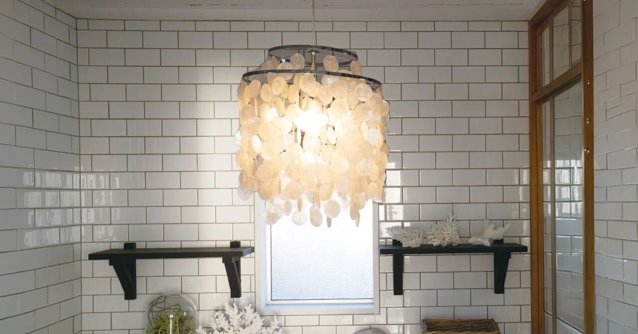 HERMOSAハモサ　SHELL PENDANT LAMP Lighting that evokes the sea. Living that enjoys light and sound
