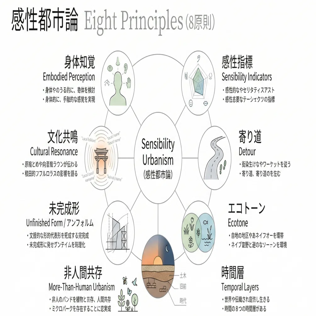 8 Principles of Sensibility Urbanism | 感性都市論の8原則｜小島和人