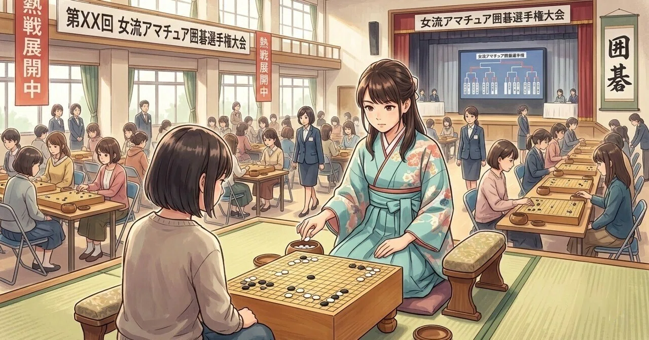 女流アマチュア囲碁選手権の歴史｜烏天狗クーロン