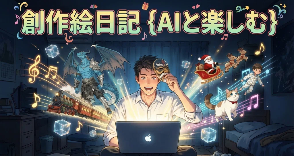 創作絵日記{AIと楽しむ}|ひでピチュ🤖AIソロファウンダー|note